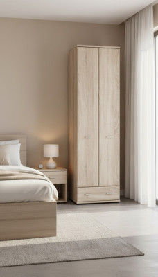Ontwerper kledingkast slaapkamer garderobe hout meubels luxe inrichting