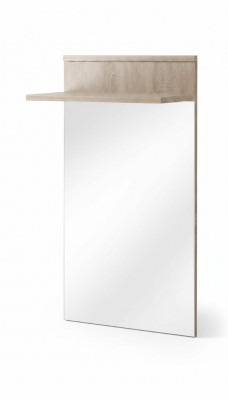 Luxe kledingrek hal spiegel kapstok hout inrichting design