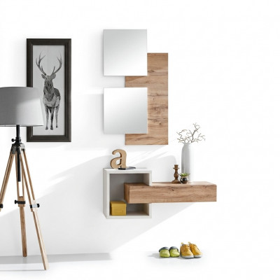 Ontwerp Set 4-delig inrichting hal Moderne design wandplank Nieuw meubilair