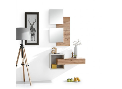Ontwerp Set 4-delig inrichting hal Moderne design wandplank Nieuw meubilair