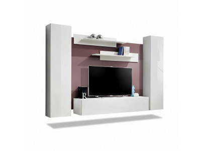 Woonwand Complete woonkamerinrichting 5-delig set wandrekken tv-standaard