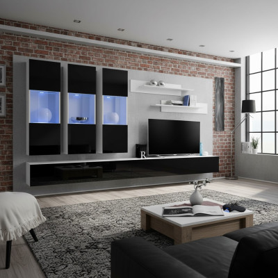Woonkamer Modern Woonmeubel Ontwerper Houten meubels TV-standaard Luxe hangende vitrine