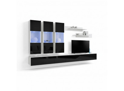 Woonkamer Modern Woonmeubel Ontwerper Houten meubels TV-standaard Luxe hangende vitrine