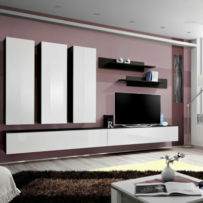Designer inrichting Luxe woonkamer TV-standaard dressoir planken woonkamermeubels