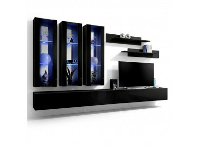 Moderne Design woonkamer tv-standaard houten woonkamermeubels inrichting wandplanken
