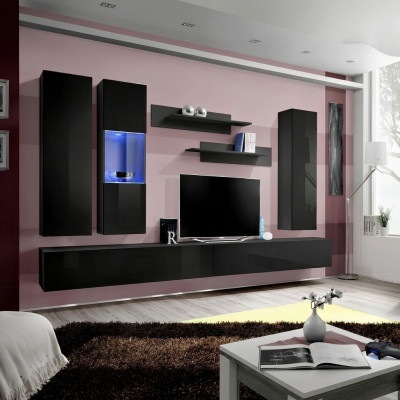 Woonkamerset Designer TV-meubel Design Inrichting 7-delig.
