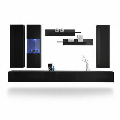 Woonkamerset Designer TV-meubel Design Inrichting 7-delig.