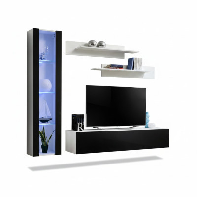 Luxe set 4-delig ontwerper wandmeubel woonkamermeubels tv-standaard inrichting meubels