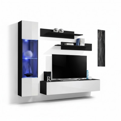 Compleet set 4-delige ontwerper luxe woonkamermeubels wandrek hangvitrine meubels