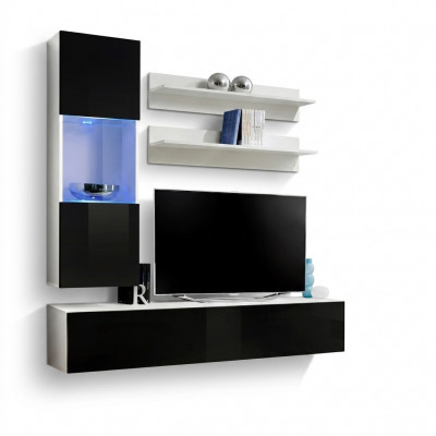 Luxe houten meubilair woonkamer design inrichting compleet set 4-delig woonkamer