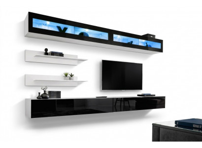 Woonkamerset 6-delig Luxe woonkamer tv-meubel Wandplank Designinrichting