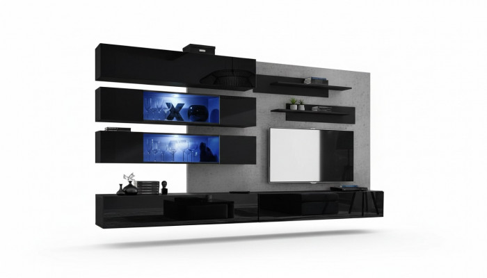 Wandmeubel rtv Woonkamermeubilair Dressoir Wandplanken tv Wandkast Nieuw