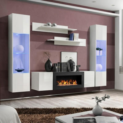 Moderne woonkamer meubels Ontwerper woonwand Wandplanken Dressoir Inrichting