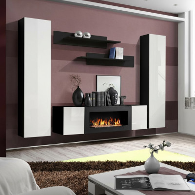 Woonkamer meubels compleet woonwand dressoir wandplanken luxe inrichting  Woonkamer meubels compleet woonwand dressoir wandplanken luxe inrichting