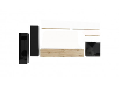 Complete 7-delige wandkast woonkamer luxe inrichting moderne meubels