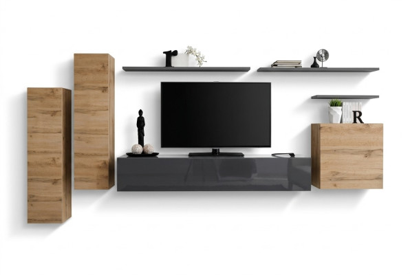 Designer woonkamer compleet woonwand rekken luxe wandkast nieuw
