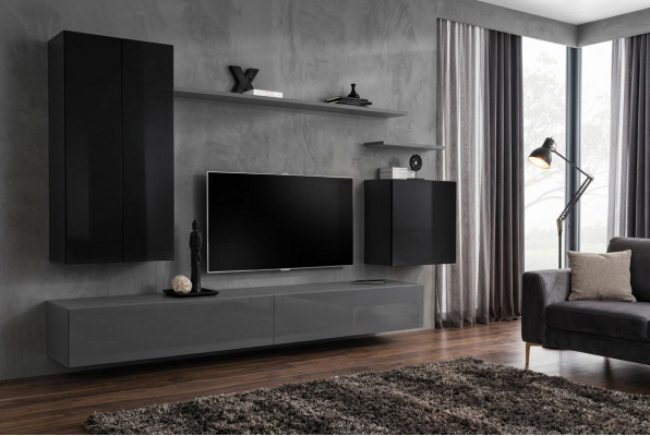 Woonwand Sideboard Wandplank tv-kast Plank Wandkast Woonkamer meubels