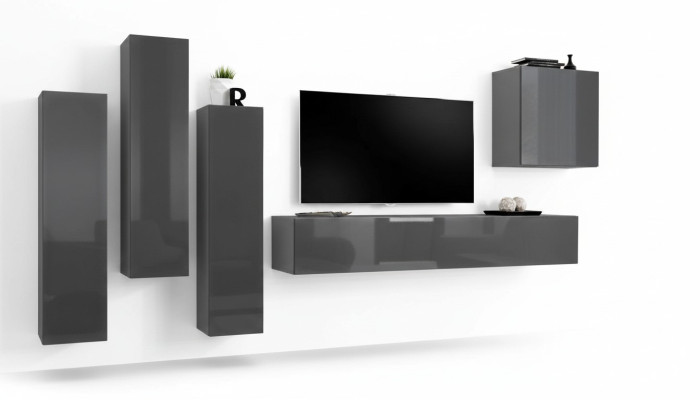 Stel Moderne Woonkamer Woonkast TV-standaard Woonkamer Set 5-delig TV-standaard.