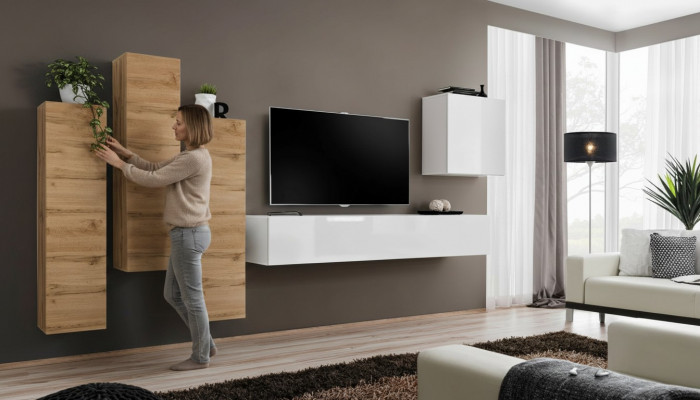 Woonkamer woonwand wandkast dressoir inrichting TV-standaard modern. Woonkamer woonwand wandkast dressoir inrichting TV-standaard modern.