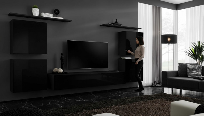 Woonkamer wandplank inrichting woonwand luxe compleet set wandkast  Woonkamer wandplank inrichting woonwand luxe compleet set wandkast