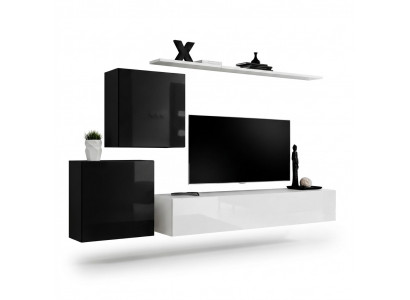 Woonkamer woonkast Wit TV-standaard Design dressoir Inrichting Wandkast  Woonkamer woonkast Wit TV-standaard Design dressoir Inrichting Wandkast