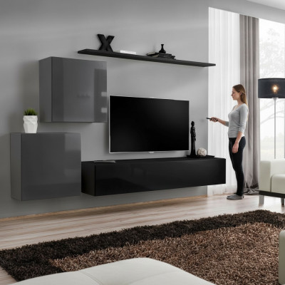 Wandkast Modern Ontwerp Woonkamer Luxe Meubels Wandplanken