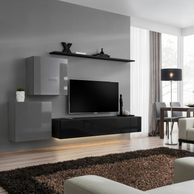 Wandkast Modern Ontwerp Woonkamer Luxe Meubels Wandplanken