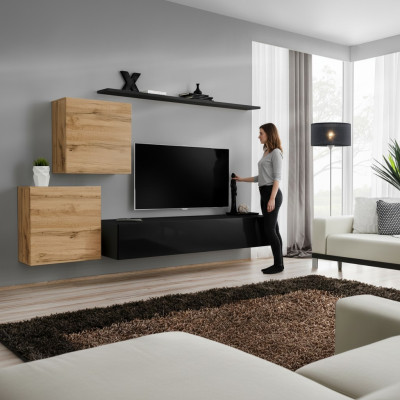 Ontwerper woonkamer meubels wandplanken luxe tv standaard dressoir modern