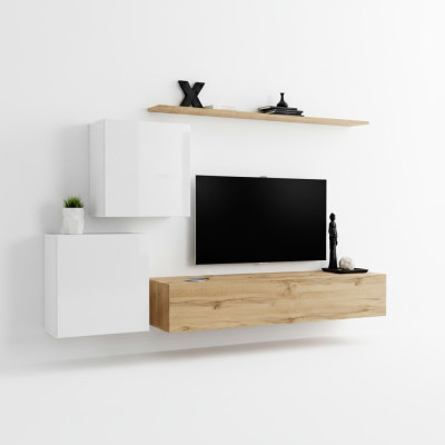 Moderne woonwand woonkamer designer dressoir tv-standaard 4-delig. Nieuw.