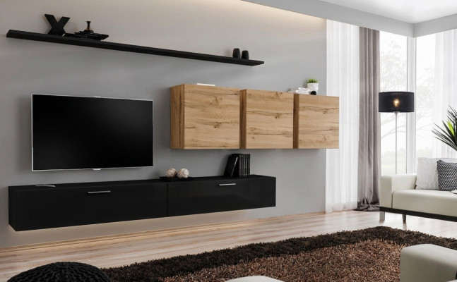 Compleet set 7-delige tv-standaard sideboard woonkamermeubilair Modern inrichting