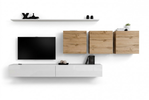 Woonkamermeubels Moderne woonkamerwand Wandkast Sideboard TV-standaard Ontwerper