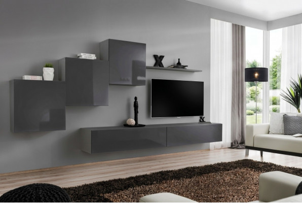 Woonkamer set 6-delig wandmeubel wandplank set compleet nieuw