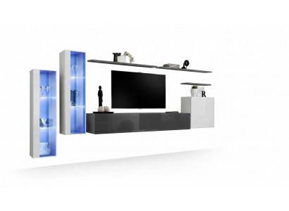 Woonkamerwand designer compleet set luxe meubels nieuw 3x wandkast meubelset