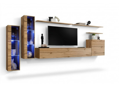 Woonkamer meubel set 7-delig luxe meubel ontwerper wandkast wandplank Woonkamer meubel set 7-delig luxe meubel ontwerper wandkast wandplank