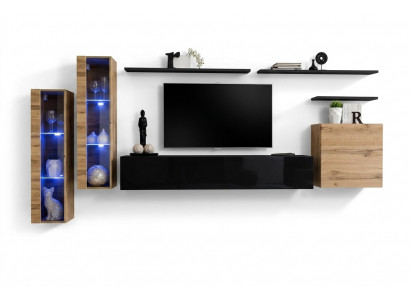 Luxe meubel woonwand dressoir ontwerper wandkast inrichting tv-standaard