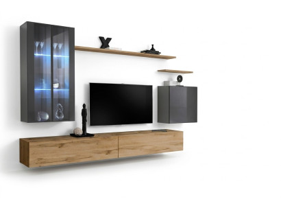 Ontwerper Complete luxe woonkamerset Woonkamermeubilair Planken Stijl Modern Sideboard