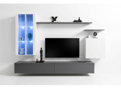 Grijze meubels Woonkamermeubilair Designer houten meubels Luxe stijl Kast Wandkast