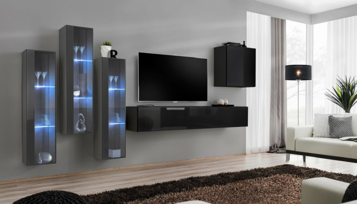 Ontwerper woonkamermeubilair muur kast woonkamer meubels hout modern.