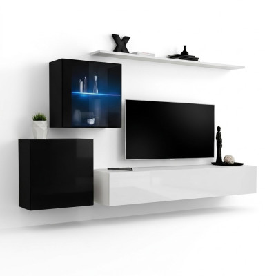 Woonkamermeubel Ontwerper Modern Woonwand 260cm Luxe Dressoir Set