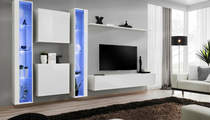 Ontwerper Moderne woonkamer Luxe wandrekken Compleet wandkast Woonkamer meubels
