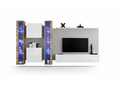 Witte tv-stand woonkamer wandkast design woonkamer meubilair luxe dressoir.