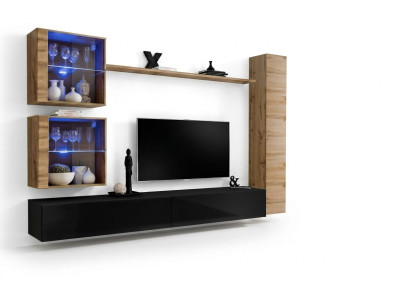 Ontwerper woonkamermeubels wandkast woonwanden plank tv-standaard set 6-delig.