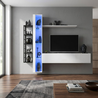 Luxe woonkamer meubels designer stijl modern woonkamer set wand vitrine laagbord.