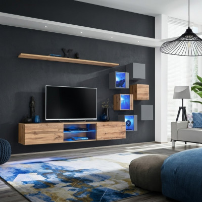 Moderne wandmeubels woonkamer luxe wandrekken dressoir tv-standaard wandkast