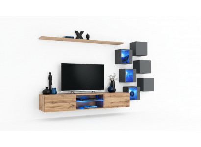 Moderne wandmeubels woonkamer luxe wandrekken dressoir tv-standaard wandkast