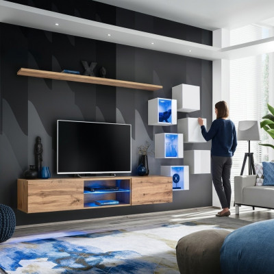 Woonkamer meubels dressoir houten meubel luxe set inrichting compleet muurkast   Woonkamer meubels dressoir houten meubel luxe set inrichting compleet muurkast