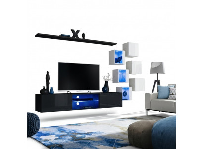 Moderne complete woonkamer wandplank luxe designer set woonkamermeubels
