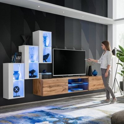 Woonkamer Nieuw wandmeubels Inrichting Modern Moderne TV-standaard Wandkast