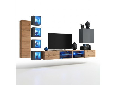 Stel woonwand 320 cm wandkast TV-standaard modern dressoir woonkamermeubels