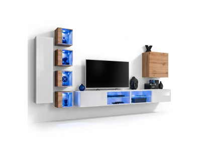 Woonwand ontwerper kast wandplanken dressoir wandkast woonkamer meubels